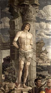 Painting by Andrea Mantegna