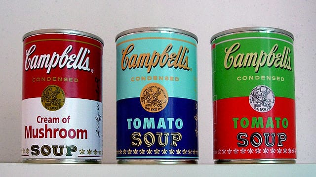 campbell soup cans pop art