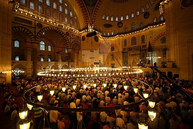 Eid al-Fitr Suleymaniye Mosque Istanbul