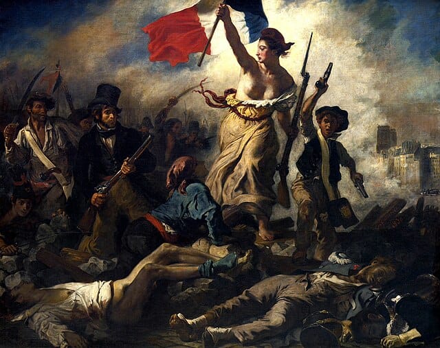 la liberte guidant le peuple