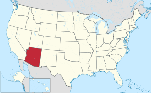 arizona usa state location